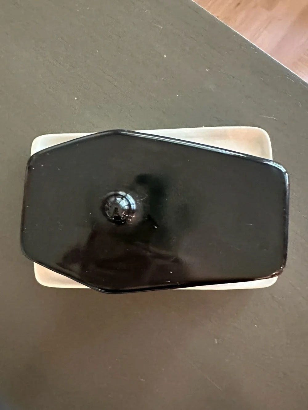 Rae Dunn black ceramic